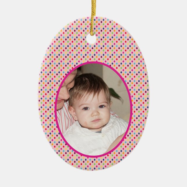 Adorno De Cerámica Pascua divertida (Frente)