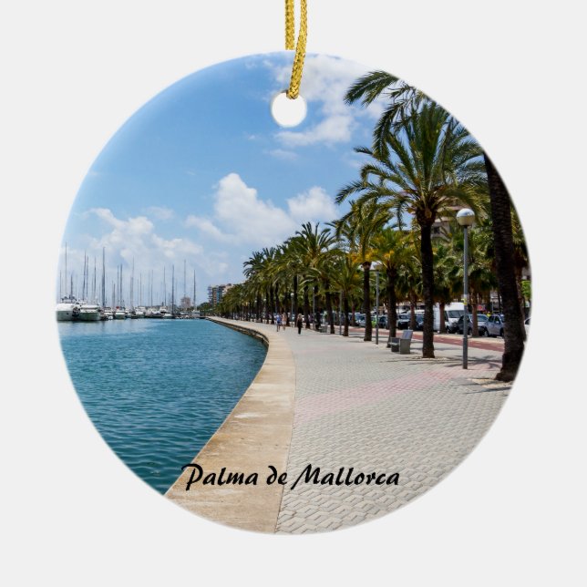 Adorno De Cerámica Paseo Marítimo - Palma de Mallorca, España (Frente)