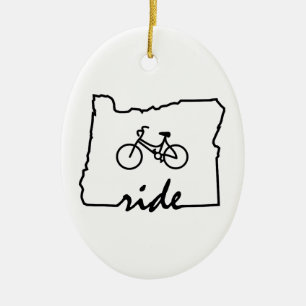 Adorno De Cerámica Paseo Oregon (ciclo)