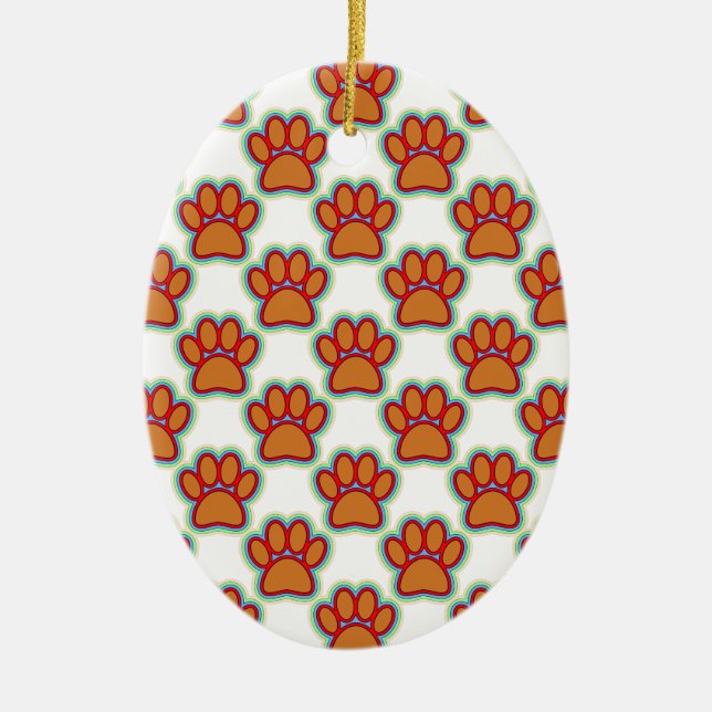 Adorno De Cerámica Pasta de Cachorro (Frente)