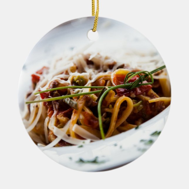 Adorno De Cerámica Pastas italianas (Frente)