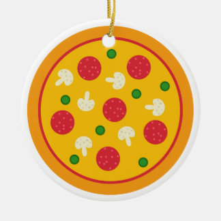 Adorno De Cerámica Pastel de Pizza