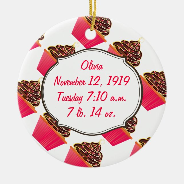 Adorno De Cerámica Pasteles (Frente)