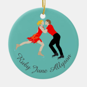 Adorno De Cerámica Patinaje artístico