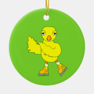 Adorno De Cerámica Patinaje sobre hielo