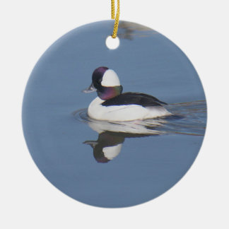Adorno De Cerámica Pato Drake del Bufflehead