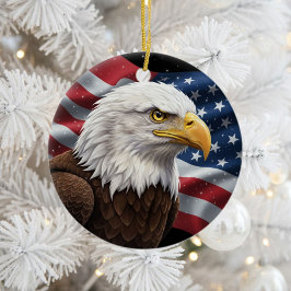 Adorno De Cerámica Patriotismo clásico americano