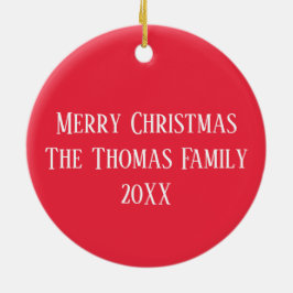 Adorno De Cerámica Patrón 01 de encanto de vacaciones para navidades 