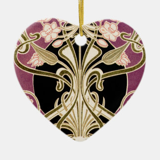 Adorno De Cerámica Patrón Art Nouveau #2