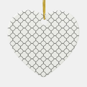 Adorno De Cerámica Patrón clásico de quatrefoil