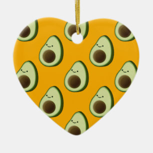 Adorno De Cerámica Patrón de aguacate