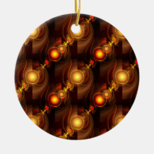 Adorno De Cerámica Patrón de arte abstracto boho elegante moderno dor