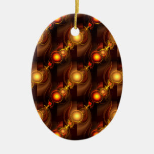 Adorno De Cerámica Patrón de arte abstracto boho elegante moderno dor