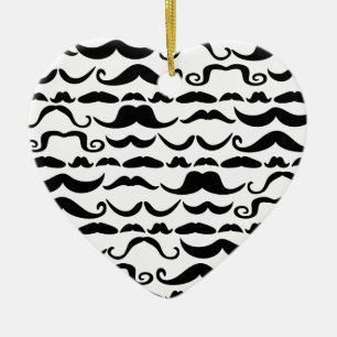 Adorno De Cerámica Patrón de bigote