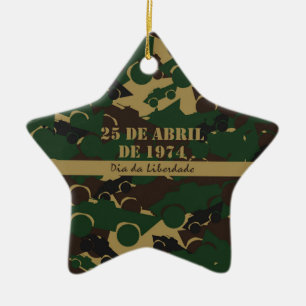 Adorno De Cerámica Patrón de camuflaje de vehículos militares