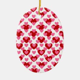 Adorno De Cerámica Patrón de corazón