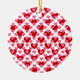 Adorno De Cerámica Patrón de Corazón