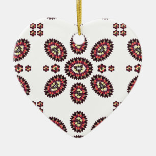 Adorno De Cerámica Patrón de flores de Mandala