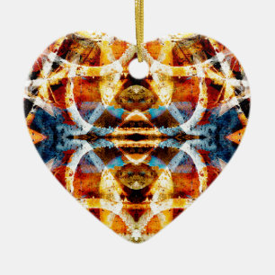 Adorno De Cerámica Patrón de graffiti abstracto