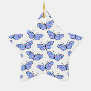 Adorno De Cerámica Patrón de mariposa cósmica