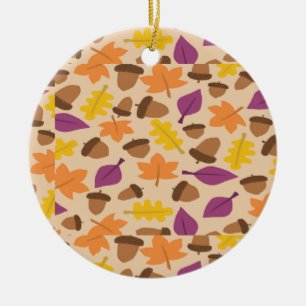 Adorno De Cerámica Patrón de otoño