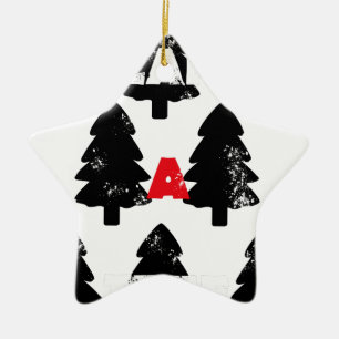 Adorno De Cerámica Patrón de plantar un árbol