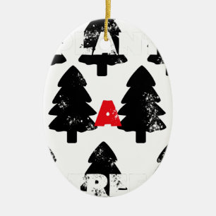 Adorno De Cerámica Patrón de plantar un árbol