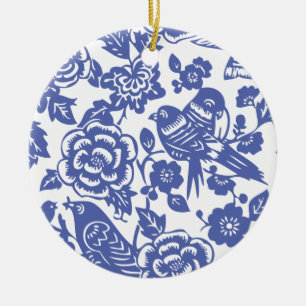 Adorno De Cerámica Patrón de porcelana chino II