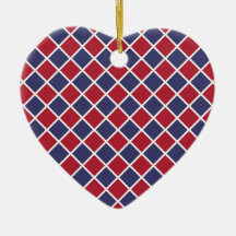 Patrón de rombo de arlequín de cuadros rojo azul b