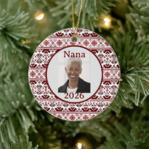 Patrón étnico ucraniano tejido, Navidad