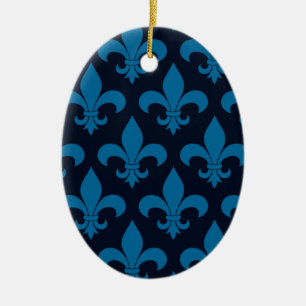 Adorno De Cerámica Patrón Fleur de lis de Francia