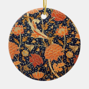 Adorno De Cerámica Patrón Floral William Morris
