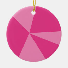 Adorno De Cerámica Patrón geométrico de triángulos