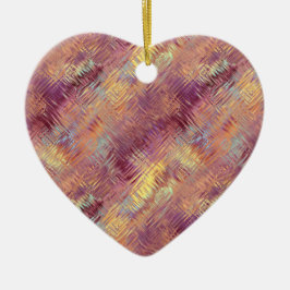 Adorno De Cerámica Patrón líquido rojo ruby