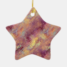 Adorno De Cerámica Patrón líquido rojo ruby