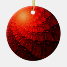 Patrón rojo fractal