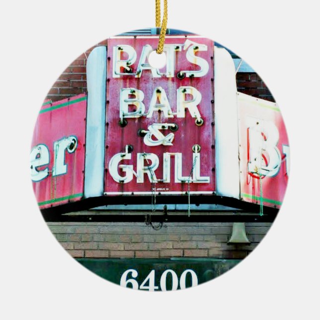 Adorno De Cerámica Pat's Bar Saint Louis, St Louis (Frente)