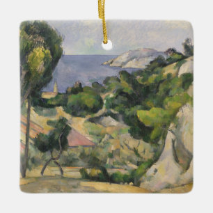 Adorno De Cerámica Paul Cezanne el   L'Estaque