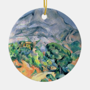 Adorno De Cerámica Paul Cezanne el   Mont Sainte-Victoire, 1900