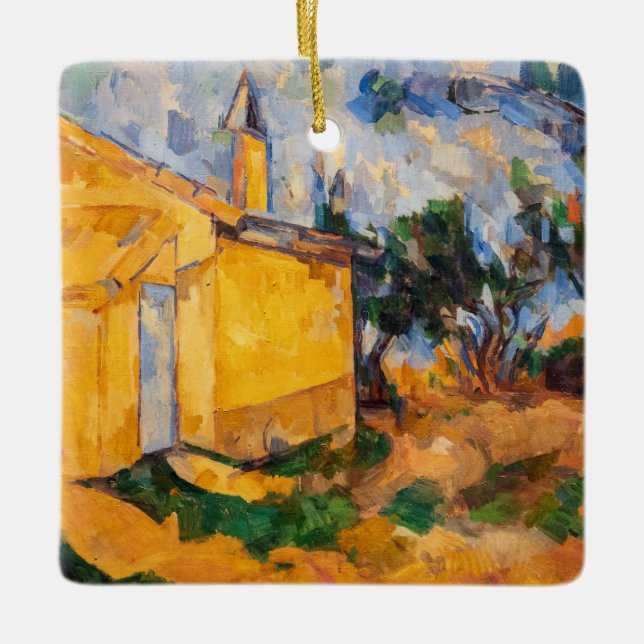 Adorno De Cerámica Paul Cezanne - Le Cabanon de Jourdan (Anverso)
