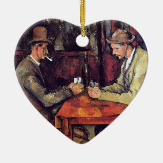Adorno De Cerámica Paul Cezanne - Los Jugadores de Cartas Pintura de