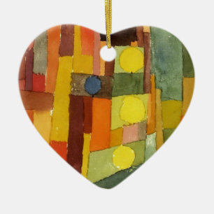 Adorno De Cerámica Paul Klee En El Estilo Del Arte De Las Acuarelas D