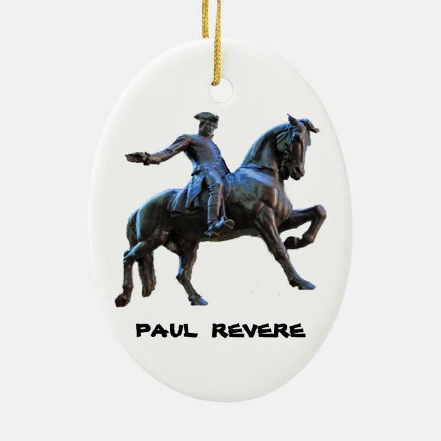 Adorno De Cerámica Paul Revere (Massachusetts) (Atrás)
