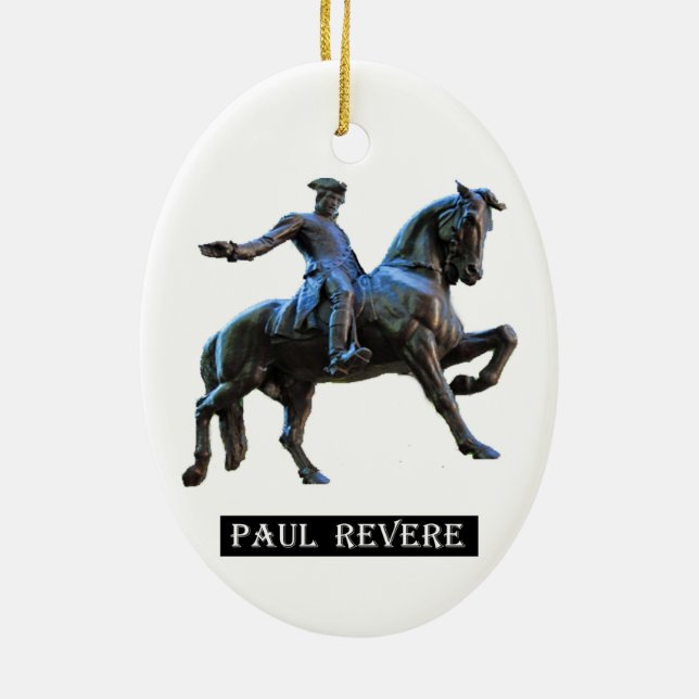 Adorno De Cerámica Paul Revere (Massachusetts) (Atrás)