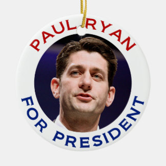 Adorno De Cerámica Paul Ryan para el presidente