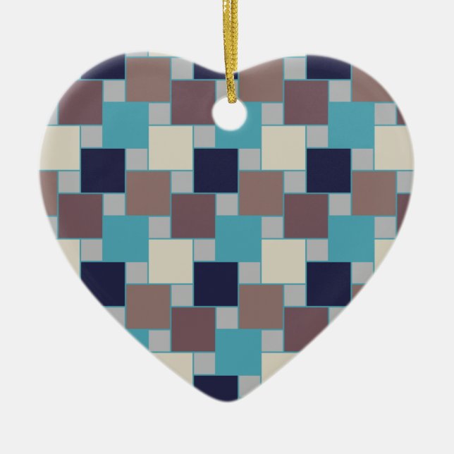 Adorno De Cerámica Pavo real en la playa (Frente)