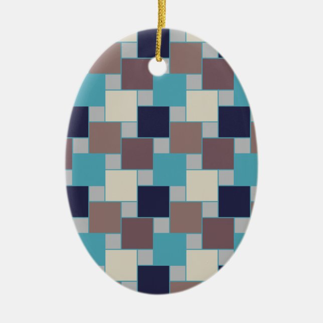 Adorno De Cerámica Pavo real en la playa (Frente)