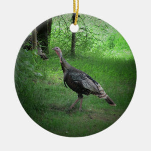 Adorno De Cerámica Pavos de Tom salvajes