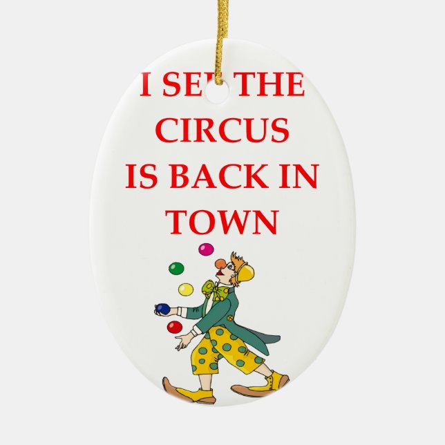 Adorno De Cerámica payaso (Frente)