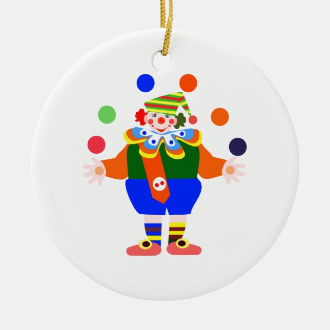 Adorno De Cerámica payaso del juglar (Frente)